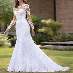 Robe sublime de mariage.